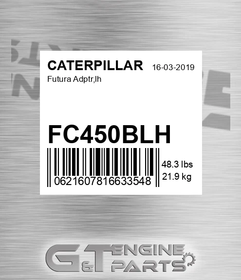 FC450BLH Futura Adptr,lh for CATERPILLAR