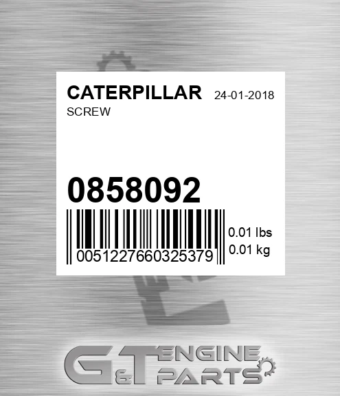 0858092 Screw