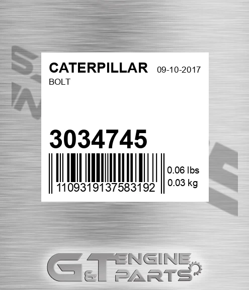 303-4745 Bolt for CATERPILLAR
