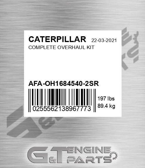 AFA-OH1684540-2SR Complete Overhaul Kit