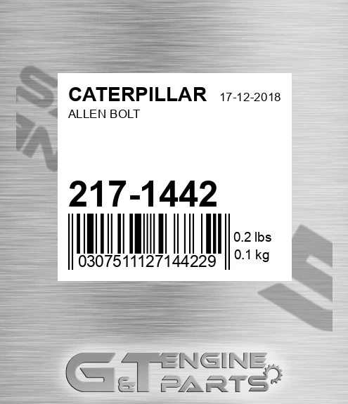 217-1442 Allen Bolt for CATERPILLAR