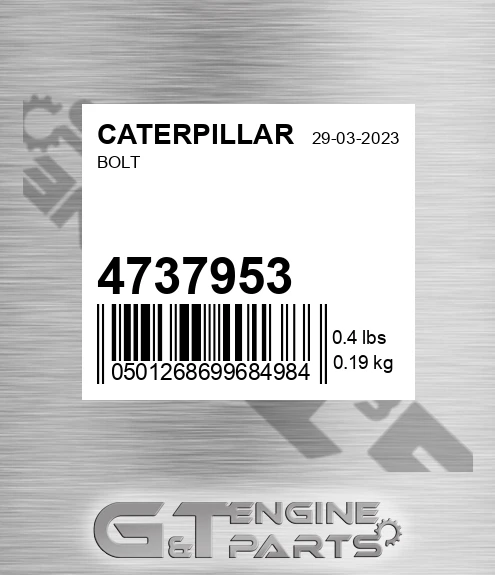 473-7953 Bolt for CATERPILLAR