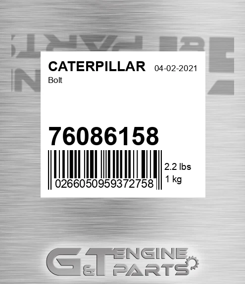 76086158 Bolt