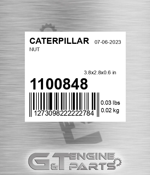110-0848 Nut