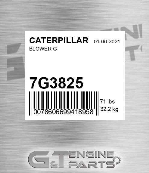7G3825 Blower G