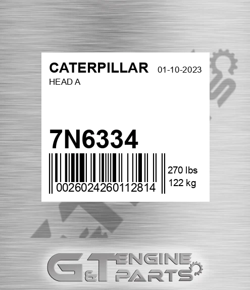7N6334 Head A