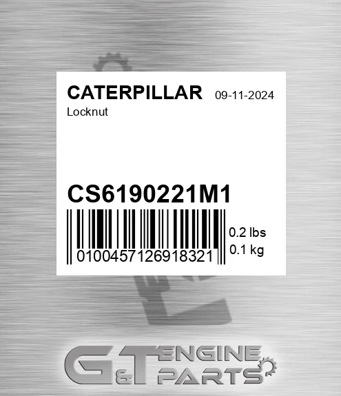 CS6190221M1 Locknut