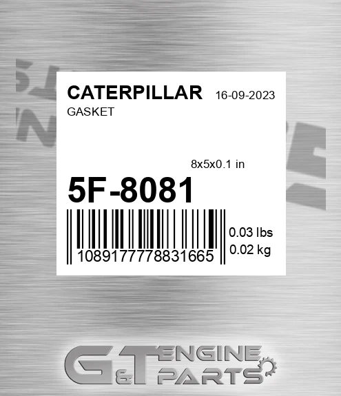 5F-8081 Gasket