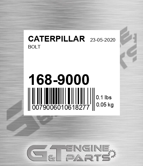 168-9000 Bolt