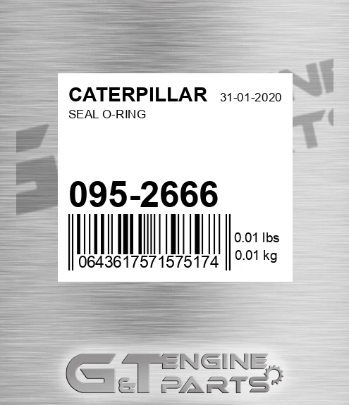 095-2666 Seal O-ring