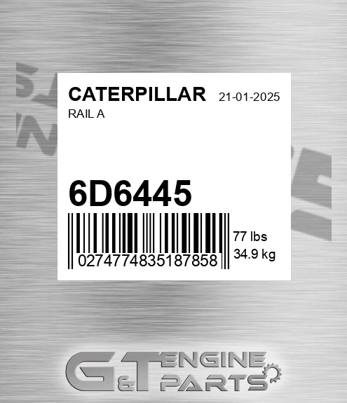 6D6445 Rail A