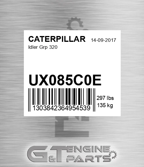 UX085C0E Idler Grp 320 for CATERPILLAR