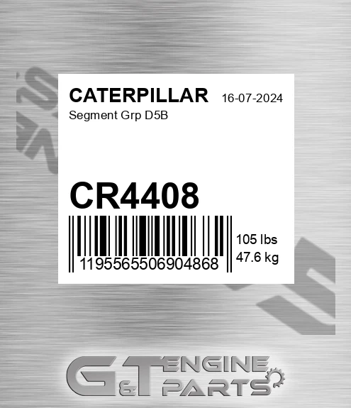 CR4408 Segment Grp D5b