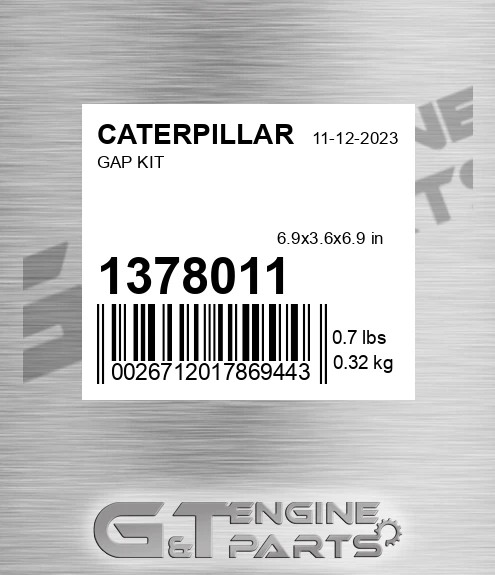 1378011 Gap Kit