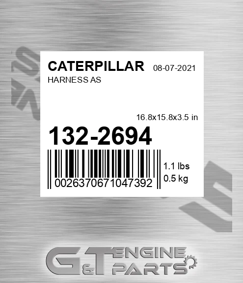 132-2694 Harness As for CATERPILLAR