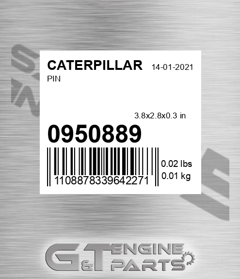 095-0889 Pin for CATERPILLAR