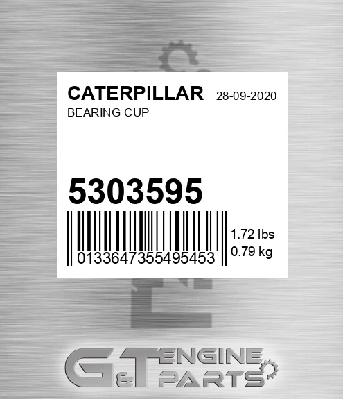 530-3595 Bearing Cup for CATERPILLAR