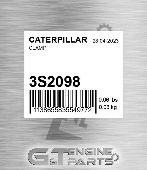 3S-2098 Clamp for CATERPILLAR