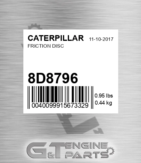 8D-8796 Friction Disc