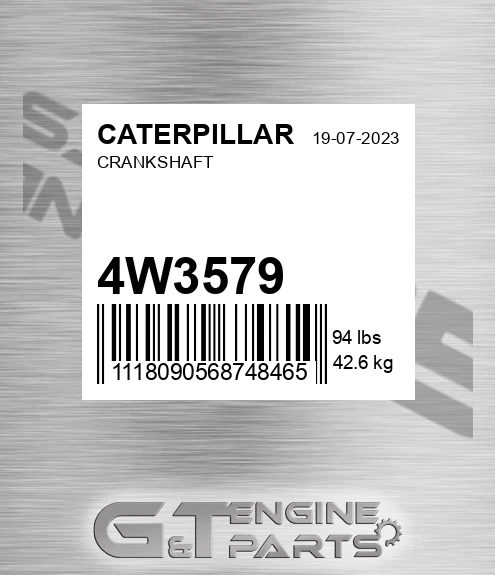4W3579 Crankshaft for CATERPILLAR