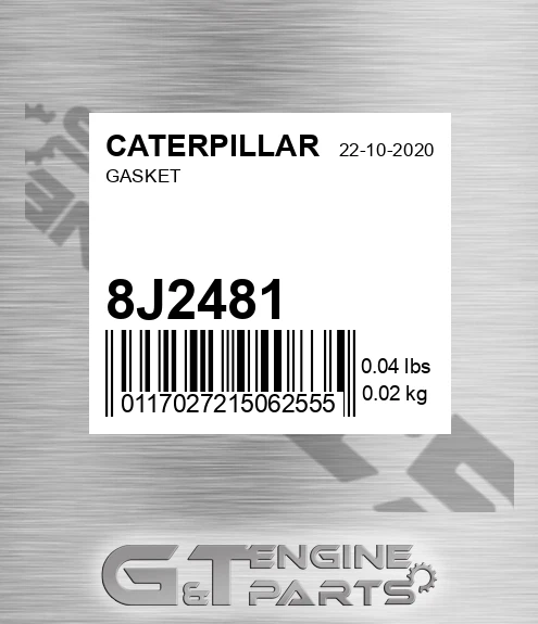 8J2481 Gasket