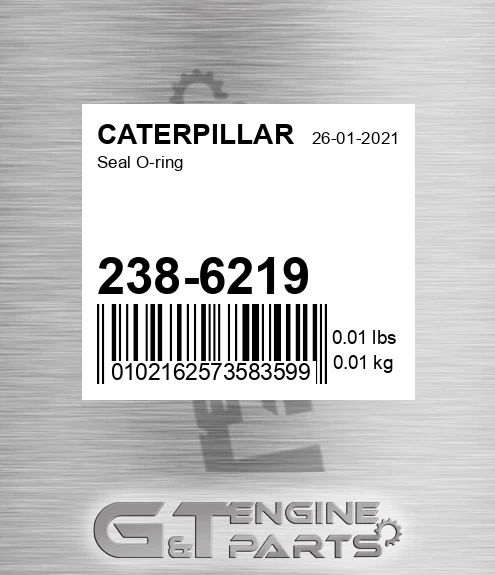 238-6219 Seal O-ring