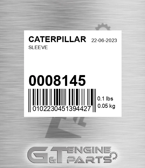 0008145 Sleeve for CATERPILLAR