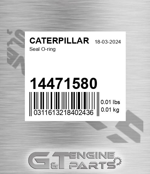 14471580 Seal O-ring
