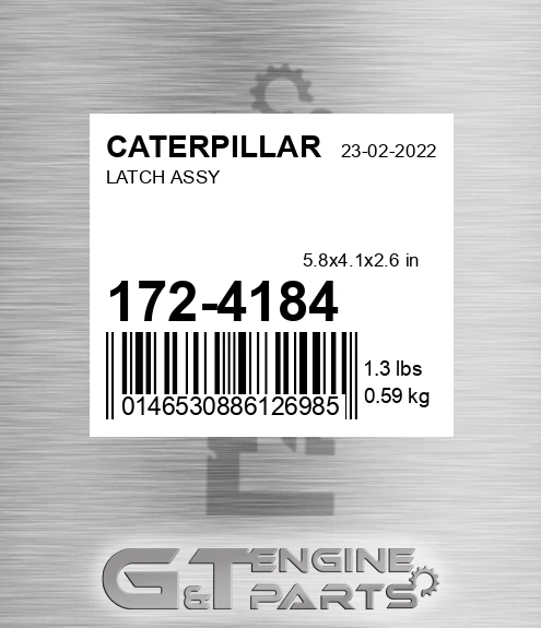 172-4184 Latch Assy for CATERPILLAR