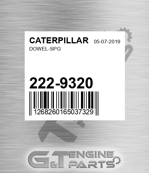 222-9320 Dowel-spg