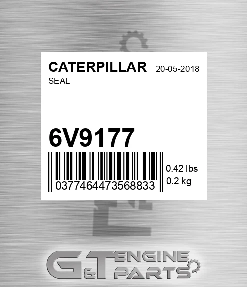 6V-9177 CATERPILLAR Seal