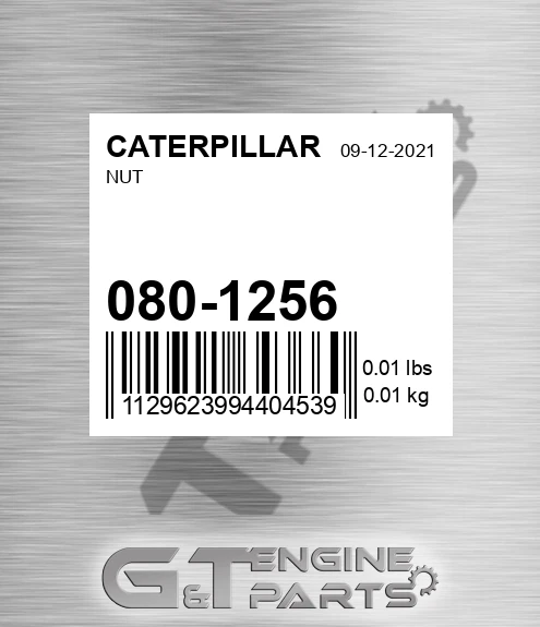 080-1256 Nut
