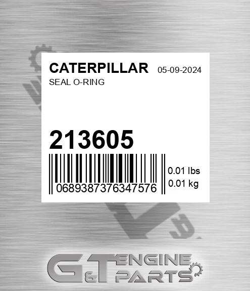 213605 Seal O-ring