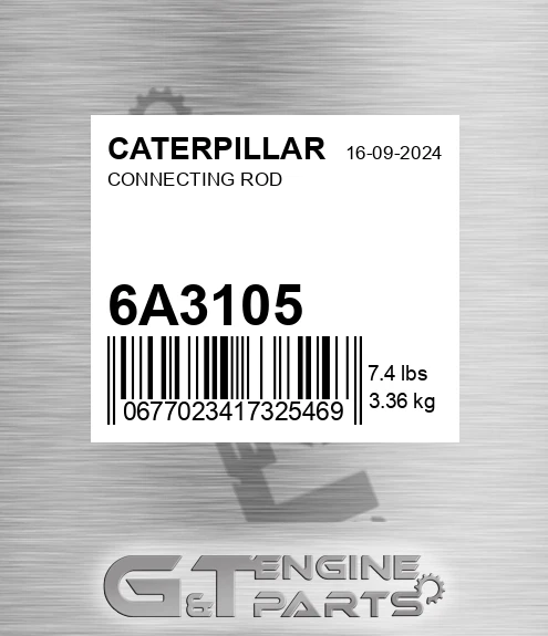 6A-3105 Connecting Rod for CATERPILLAR