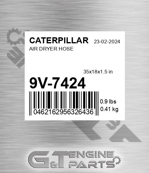 9V-7424 Air Dryer Hose for CATERPILLAR