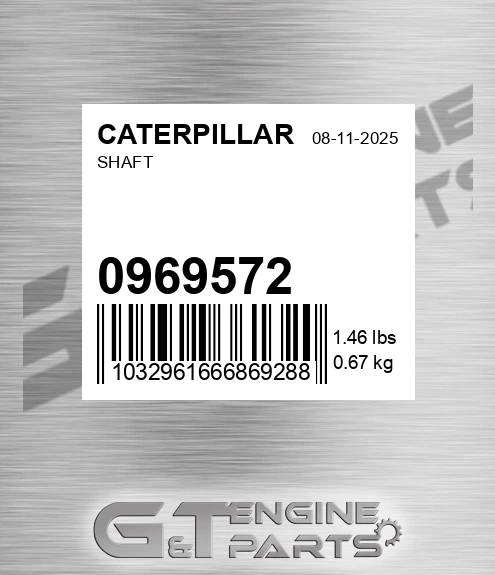 096-9572 Shaft for CATERPILLAR