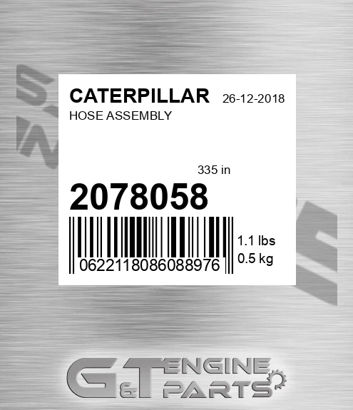 207-8058 Hose Assembly for CATERPILLAR