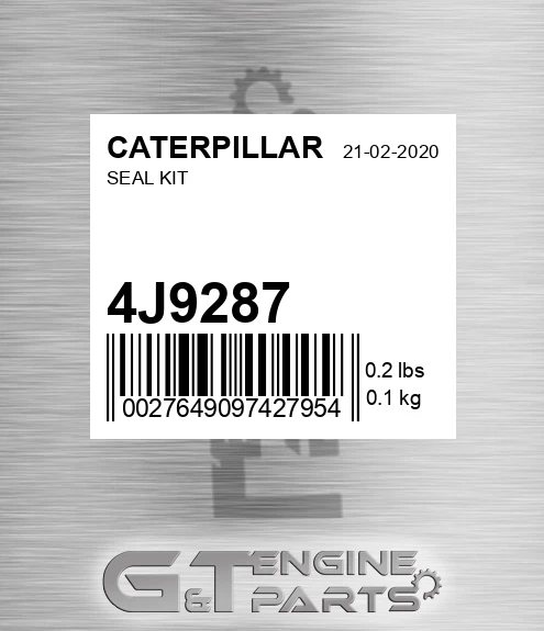 4J-9287 Seal Kit