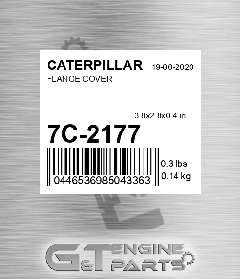7C-2177 Flange Cover for CATERPILLAR