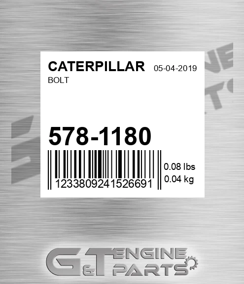 578-1180 Bolt