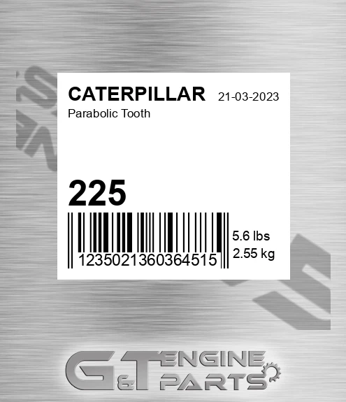 225 Parabolic Tooth