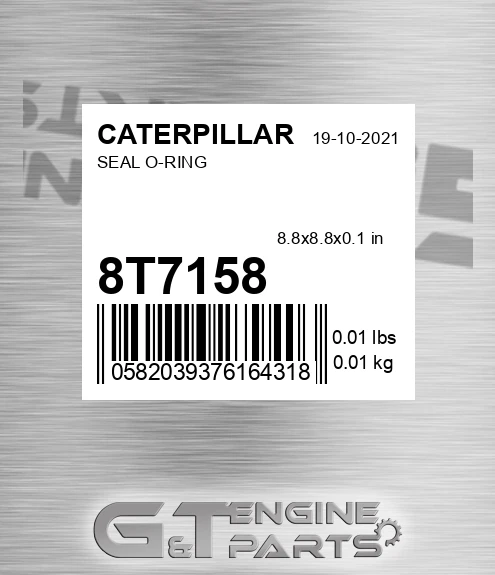 8T-7158 Seal O-ring for CATERPILLAR