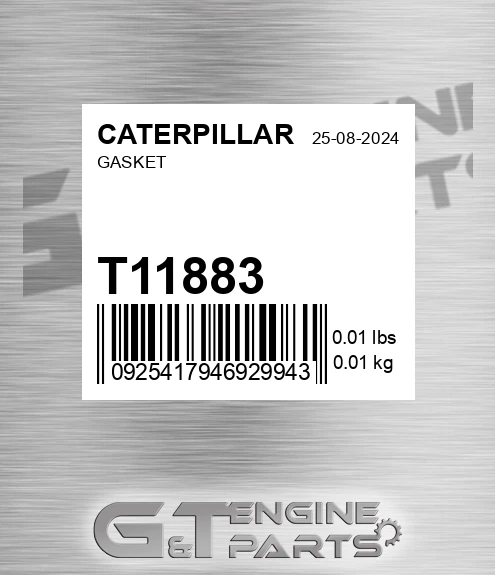 T11883 Gasket for CATERPILLAR