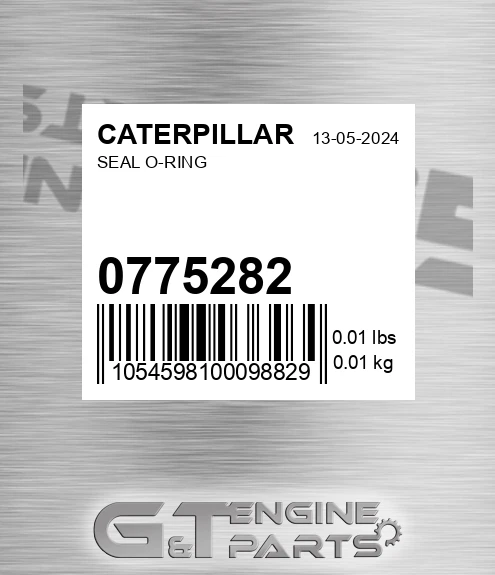 077-5282 Seal O-ring for CATERPILLAR