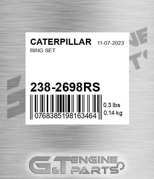 238-2698RS Ring Set for CATERPILLAR