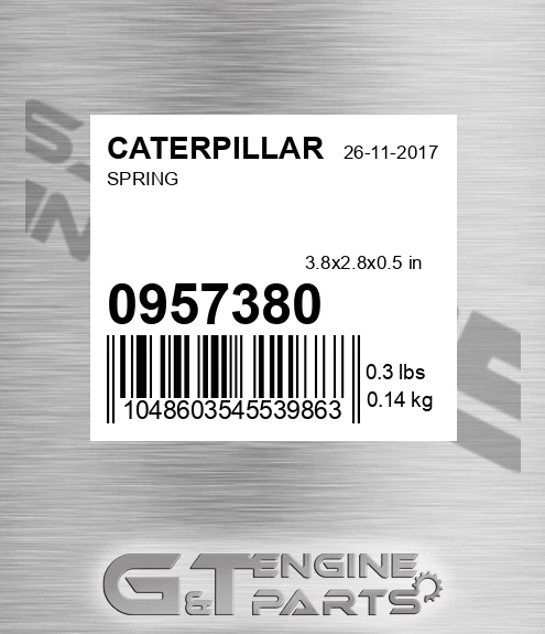 095-7380 Spring for CATERPILLAR