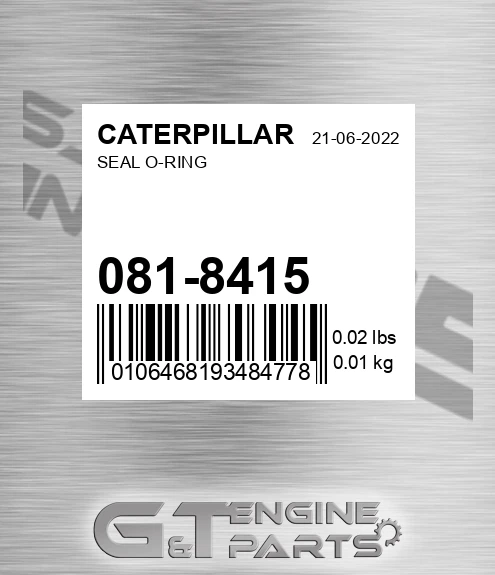 081-8415 Seal O-ring