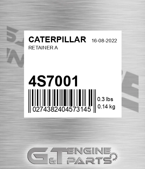4S7001 Retainer A