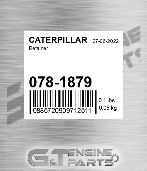 078-1879 Retainer for CATERPILLAR