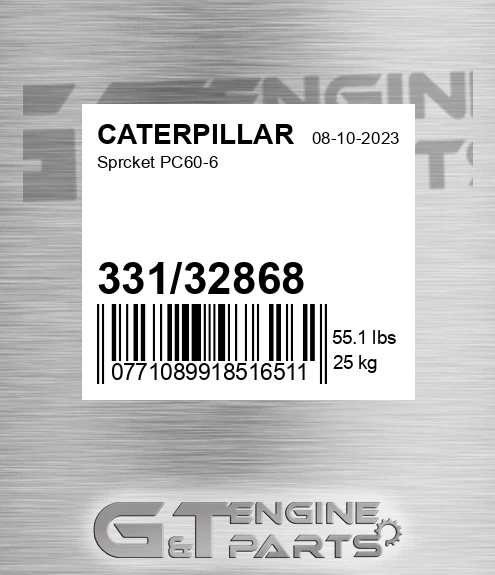 33132868 Sprcket Pc60-6 for CATERPILLAR